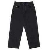 Men's Baggy Denim Snake Print Pants